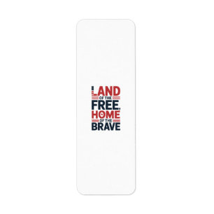 Land of the Free Home of the Brave USA Shirt