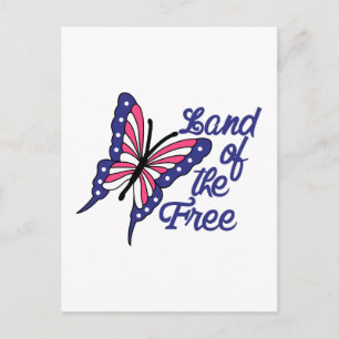 Land Of The Free Postcard