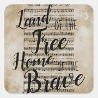 Land of the Free Star-Spangled Banner