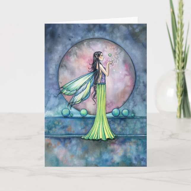 Land of the Orbs Fairy Card Carte pour notes (Devant)