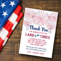 Land Of The Three Of July 3rd Birthday