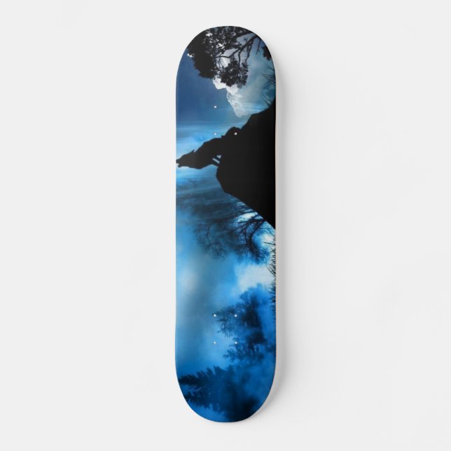 "Land of wolves" Skateboard (Front)