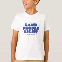 Land People Light | Saint Lucia Blue Typography