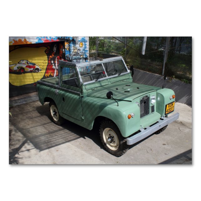 Land Rover Series II SWB Table Number (Front)