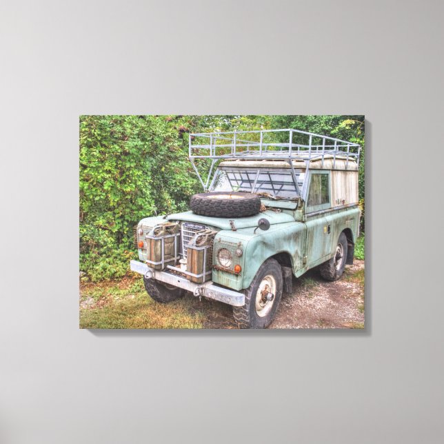 Land Rover Series III 109 Canvas Print (Front)