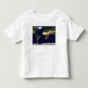 Land Surface, Shallow Water, and Shaded Topogra Toddler T-shirt