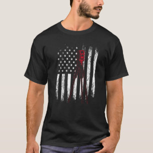 Land Surveying Flag Tool Usa Surveyor 1 T-Shirt