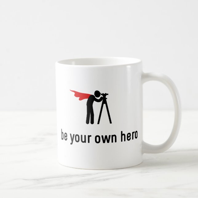 Land Surveying Hero Coffee Mug (Right)