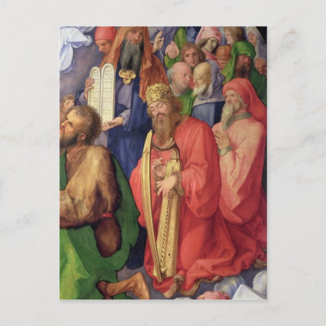 Landauer Altarpiece: King David, 1511 Postcard (Front)