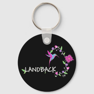 Landback - Floral Keychain