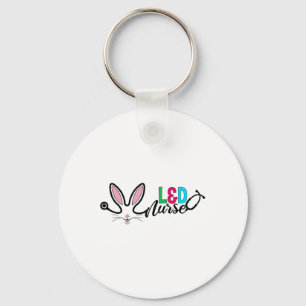Landd Nurse Bunny Easter Stethoscope Labour And De Keychain