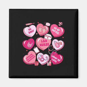 Landd Nurse Valentine Candy Heart Labor Delivery N Magnet