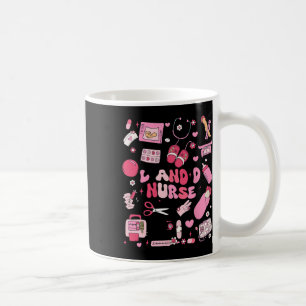 Landd Nurse Valentine Hearts Labour Delivery Nursi Coffee Mug