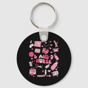 Landd Nurse Valentine Hearts Labour Delivery Nursi Keychain