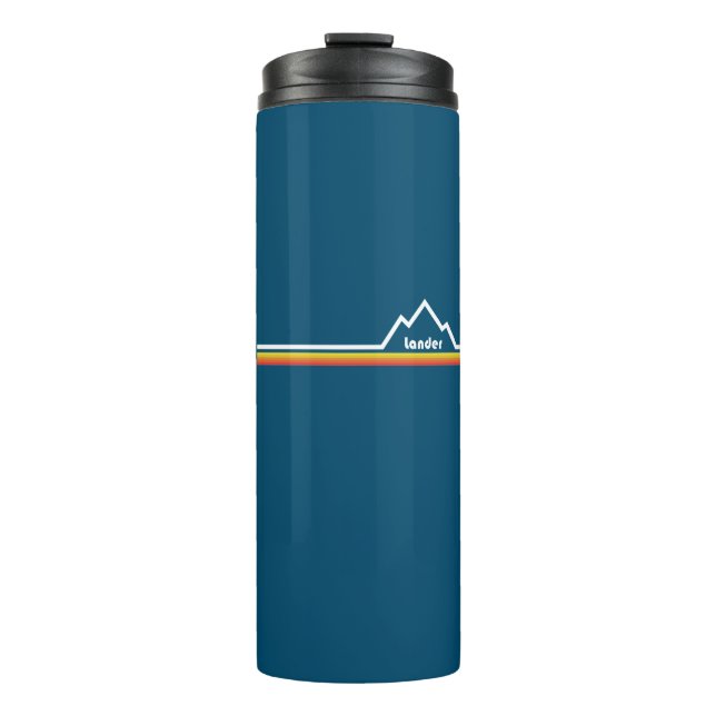 Lander, Wyoming Thermal Tumbler (Front)