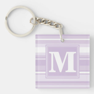 Landes violettes de chardon monogramme