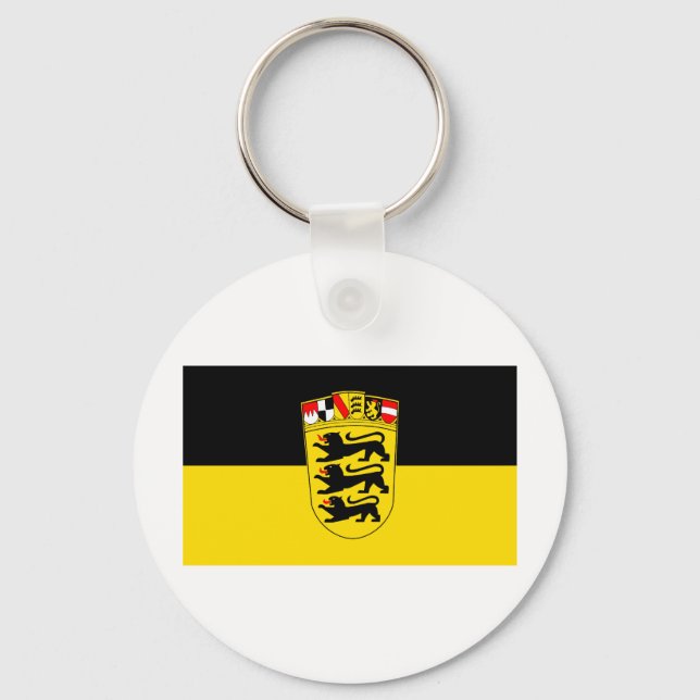 Landesflagge Baden-Württemberg Keychain (Front)