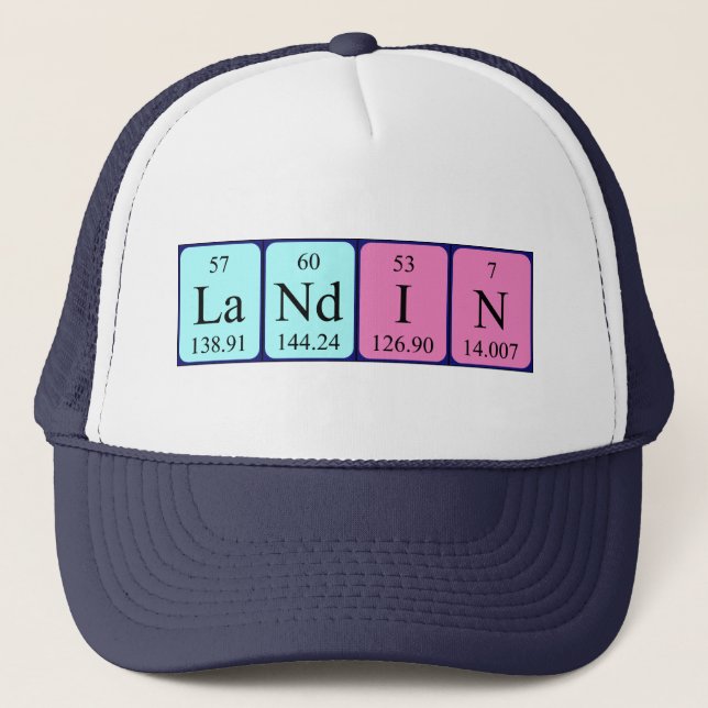 Landin periodic table name hat (Front)