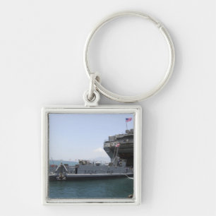 Landing Craft Utility moving into position Keychain