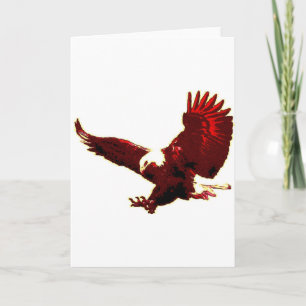 Landing Eagle - Eagle in Flight Card