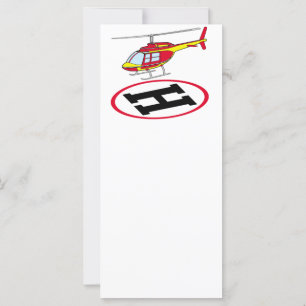 Landing helicopter