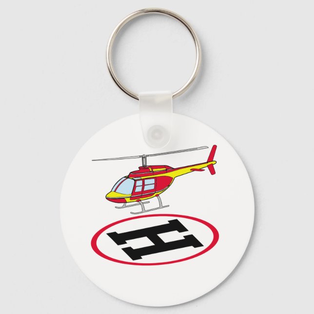 Landing helicopter keychain (Front)