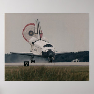 Landing of Space Shuttle Atlantis (STS-74) Poster
