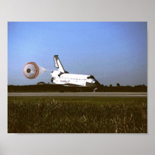 Landing of Space Shuttle Columbia (STS-62) Poster