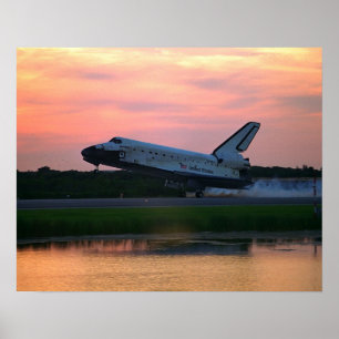 Landing of Space Shuttle Discovery (STS-85) Poster