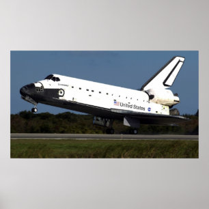 Landing of Space Shuttle Endeavour (STS-113) Poster