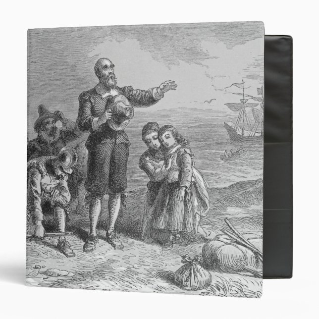 Landing of the Pilgrims, 1620 Binder (Front/Inside)
