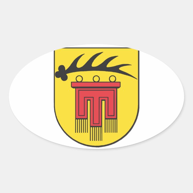 Landkreis Böblingen Wappen Oval Sticker (Front)