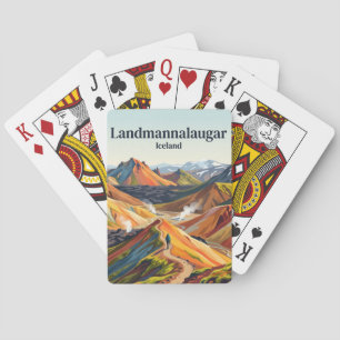 Landmannalaugar Iceland Playing Cards