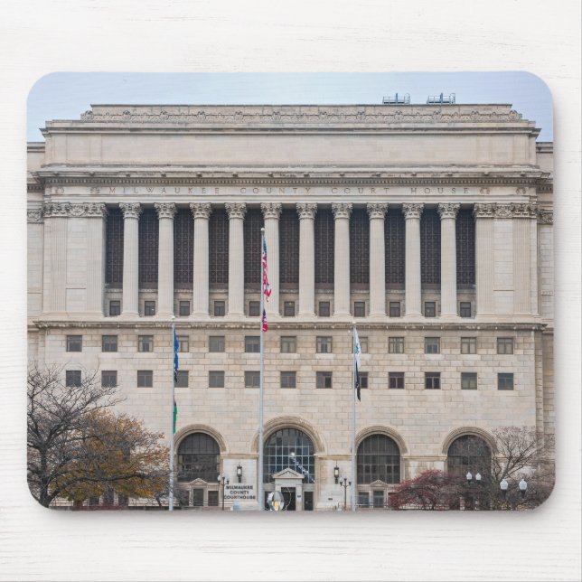 landmark milwaukee county courthouse front mouse pad (Front)