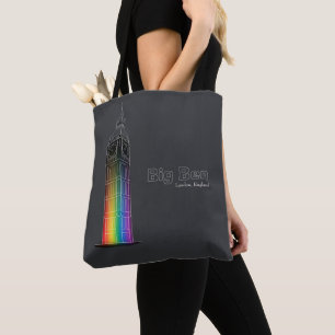 Landmarks in Light   Big Ben Tote Bag