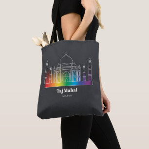 Landmarks in Light   Taj Mahal Tote Bag