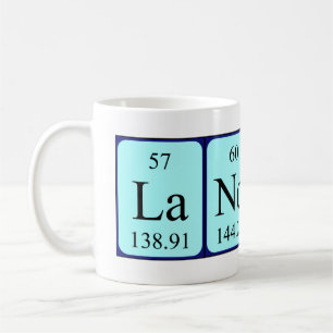Landon periodic table name mug