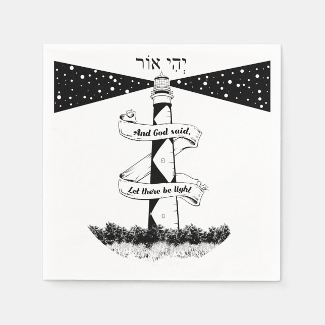 Land's End John o' groats lighthouses Napkin (Front)