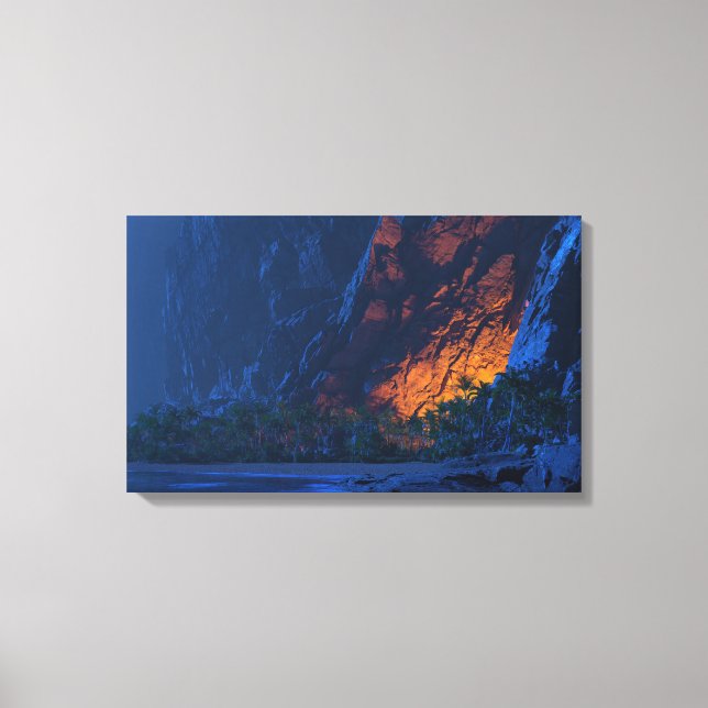 Land's End (Night) Canvas Print (Front)