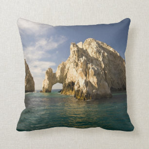 Land's End, The Arch near Cabo San Lucas, Baja Throw Pillow