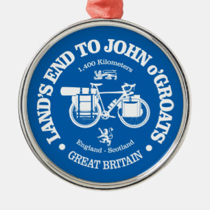 Land's End to John o'Groats (cycling) Metal Ornament