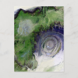 Landsat 7 Richat Structure Postcard