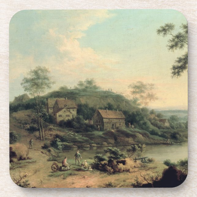 Landscape, 1758 coaster (Front)