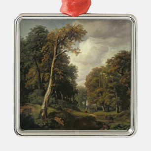 Landscape, 1850 metal ornament