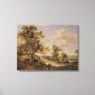Landscape, 19th century canvas print