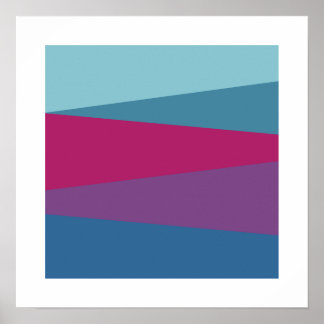 Landscape 1 Abstract Art Poster