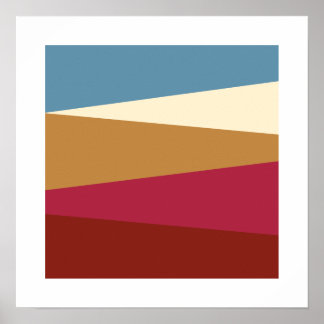 Landscape 1 Abstract Art Poster