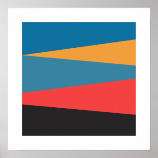 Landscape 1 Abstract Art Poster