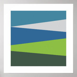 Landscape 1 Abstract Art Poster