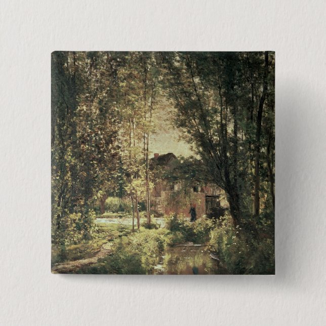 Landscape 2 inch square button (Front)